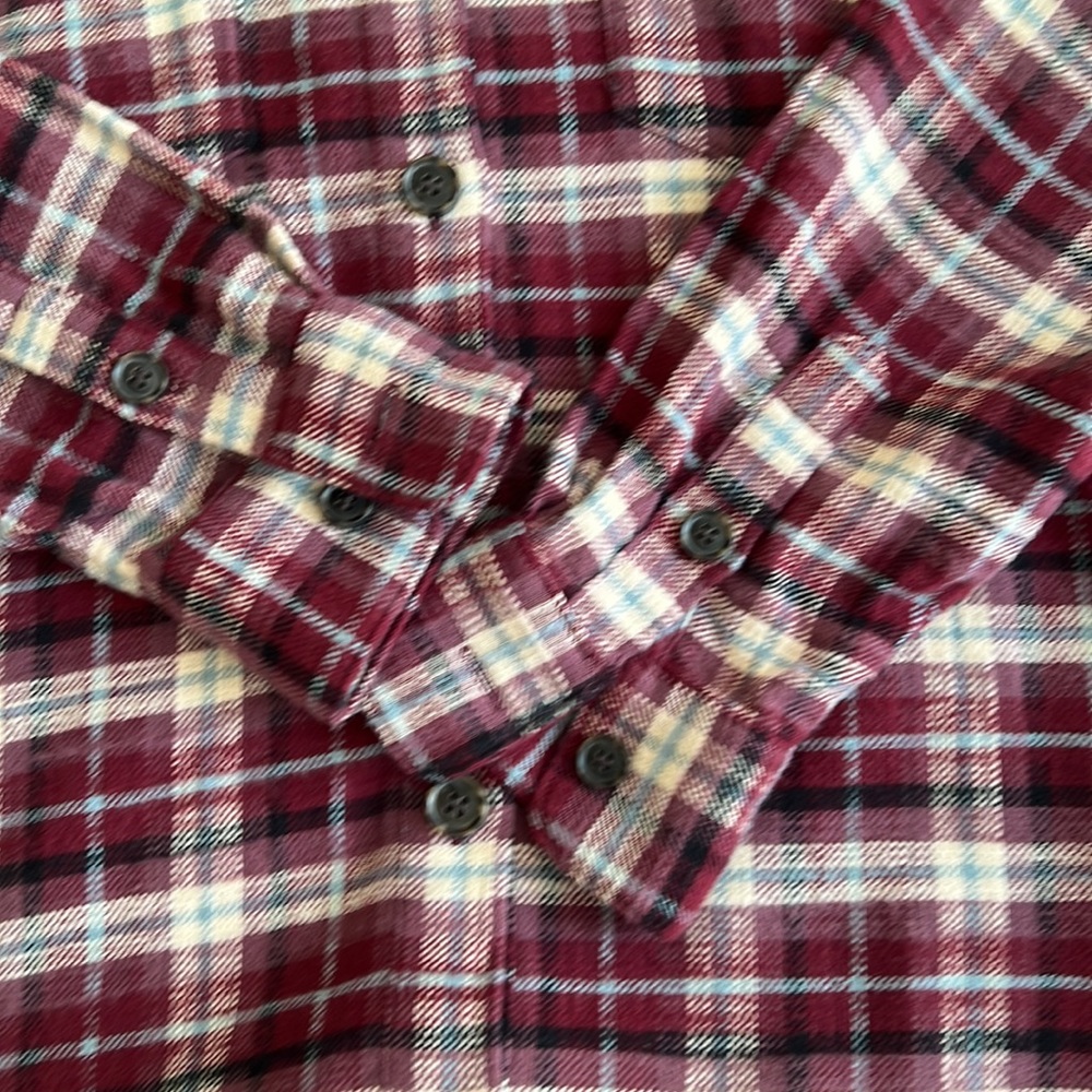 Madewell Flannel Oversized Ex-Boyfriend Shirt in Carl Plaid. - Picture 9 of 12